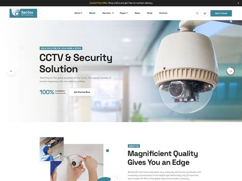 Sectox Cctv And Security Wordpress Theme