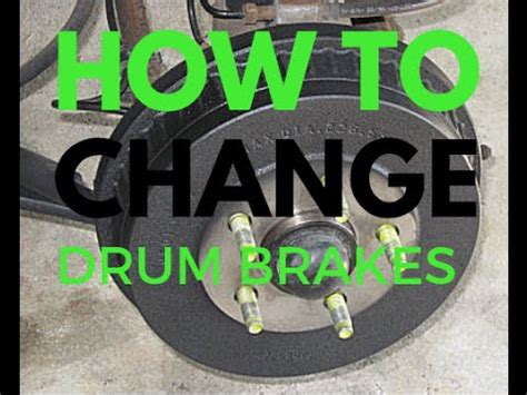 How To Change Drum Brakes Youtube