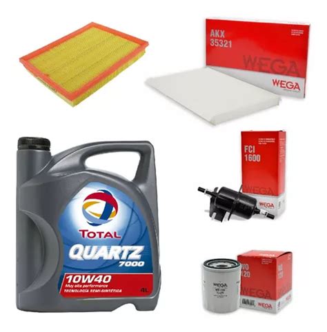 Kit Filtros L Aceite Total W Fiat Palio Wega