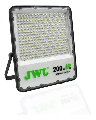 Reflector Led Tipo Lupa 200w Luz Blanca Ip66 Jwj Color De La Carcasa