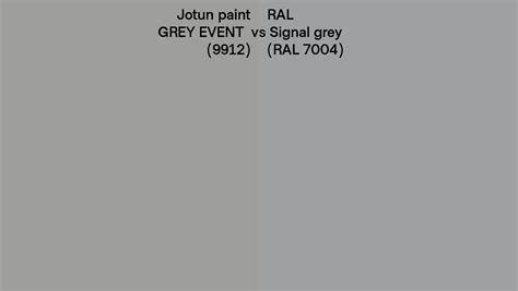 Jotun Paint Grey Event Vs Ral Signal Grey Ral Side By