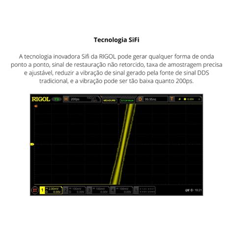 Gerador de Forma de Onda Arbitrária DG1022Z da RIGOL 25MHz 2 Canais