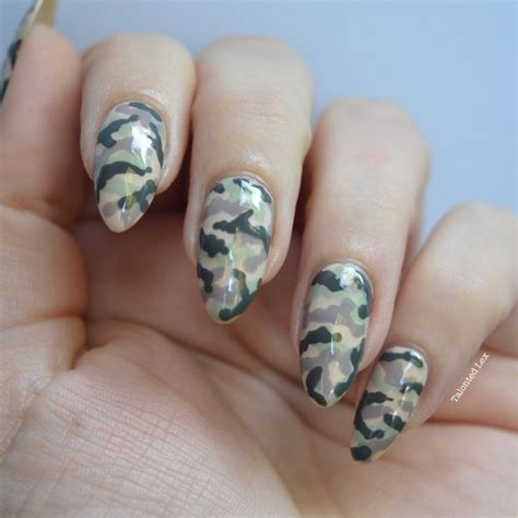 Mani Monday Camouflage Nail Art Camo Nails Camo Nail Art Funky