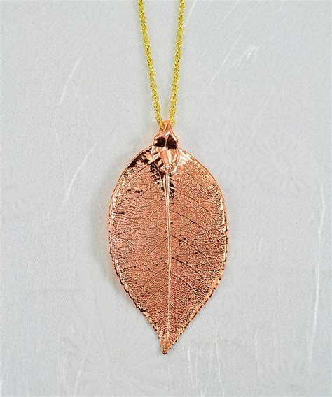 Real Leaf Jewelry | Real Leaf Necklace | Real Leaf Pendant