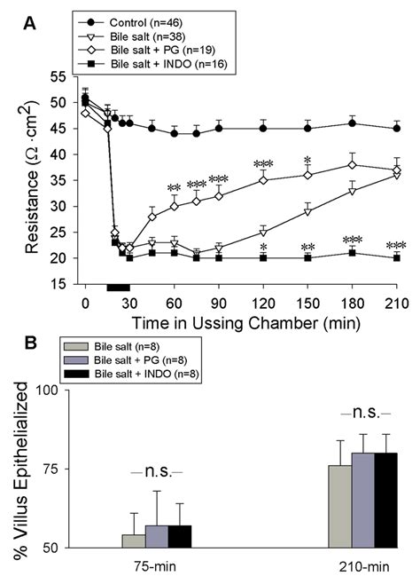 Recovery Of Transepithelial Electrical Resistance A And Restitution