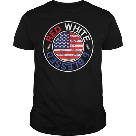 Red White And Blessed Shirt 4th Of July Cute Patriotic Shirt