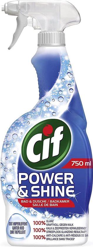 Spray Pour Salle De Bain Cif Power Shine Ml Bol