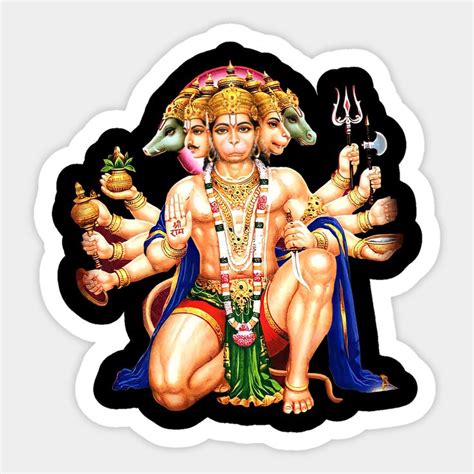 Panchmukhi Hanuman ji by heavenart6 | Hanuman, J.i., Stickers