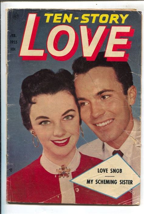 Ten Story Love 200 1955 Ace Photo Cover Formerly A Pulp Mag Title Spicy Pose Comic Books