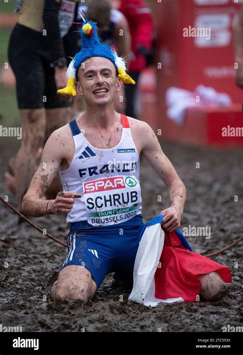 Brussels Belgium Th Dec Yann Schrub Of France Celebrates