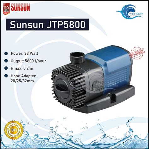 Sunsun Jtp Pompa Celup Original Lazada Indonesia