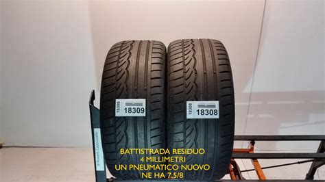 Gomme Usate 235 40 R18 Dunlop Sp Sport 01 Estive