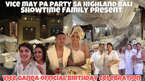 Vice Ganda Official Birthday Celebration Bongga Sa Highland Bali