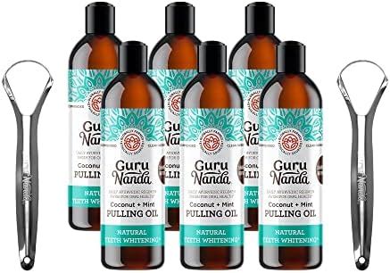 Gurunanda Coconut Oil Pulling With Natural Essential Oils And Vitamin