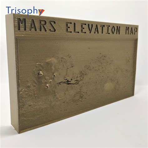 3d File Mars Elevation Map 🗺️ ・model To Download And 3d Print・cults