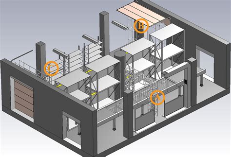 Analyzed Model Presented In Side View Three Rfid Gates Are Present In Download Scientific