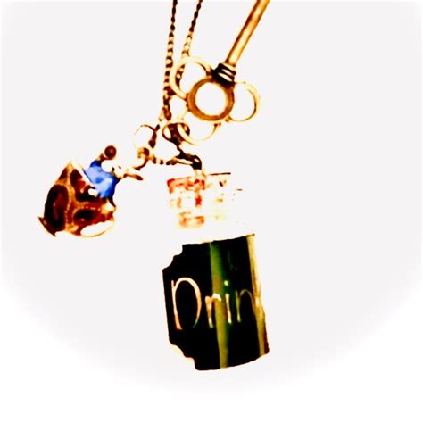 Kkzgems Jewelry Alice In Wonderland Eat Me Drink Me Aromatherapy