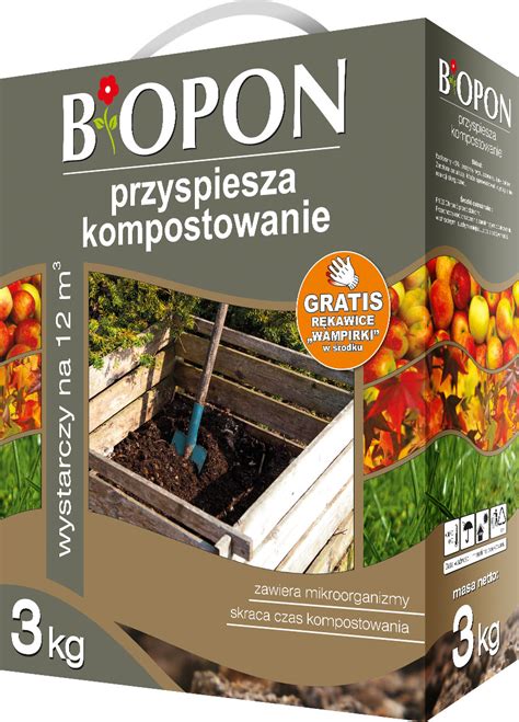 BIOPON KOMPOSTER 3KG przyśpieszanie kompostowania Sklep Internetowy