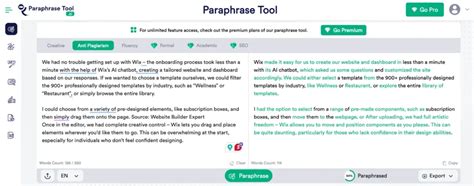 Paraphrasetool Ai Review The Best Ai Paraphrasing Tool Webdew