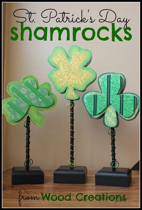 St Patricks Day Craft Tutorial From Wood Creations Six Sisters