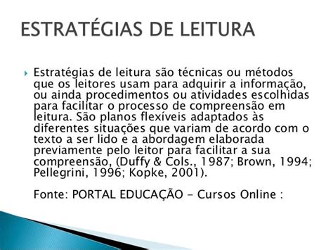 Estratégias De Leitura