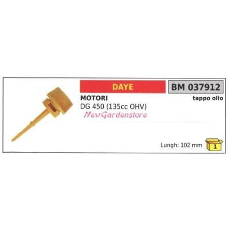 Tappo Olio DAYE Tagliaerba Tosaerba Rasaerba DG 450 135 5 Cc OHV 03