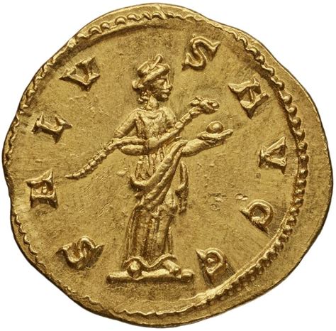 Aureus Maximian Salvs Avgg Salus Roman Empire Bc Ad