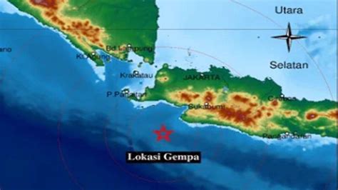 Gempa Guncang Banten Minggu Juli Baru Saja Guncangan Di Laut