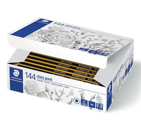 Lápiz Grafito Noris Nº 2 Class Pack 144 Unidades Staedtler Mf E0409