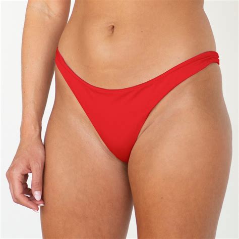 Plus Size Bandeau Bikini Set In Red Bandeau Bikini Top Bikini For