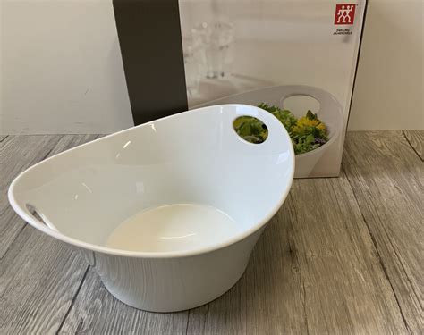 ZWILLING Table Salatschüssel Salat Schüssel Schale Porzellan weiß