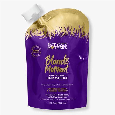 Not Your Mother S Blonde Moment Purple Mask For Blonde Lightened And Silver Hair 8 5 Fl Oz