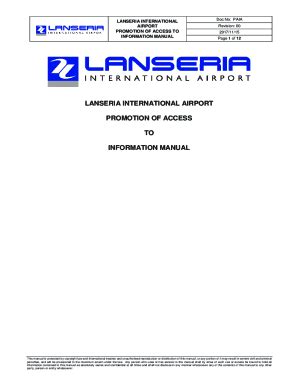 Fillable Online Lanseria International Airport (HLA): Pickup, Terminal ...