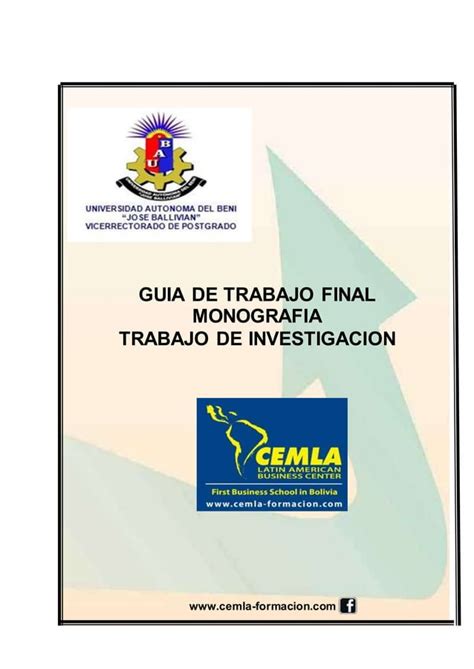 Guia Para Trabajos Monografias2017 22 PDF Descarga Gratuita