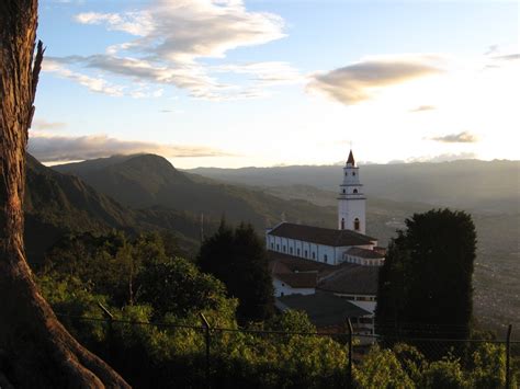 Monserrate, the mountain that dominates Bogota, Colombia