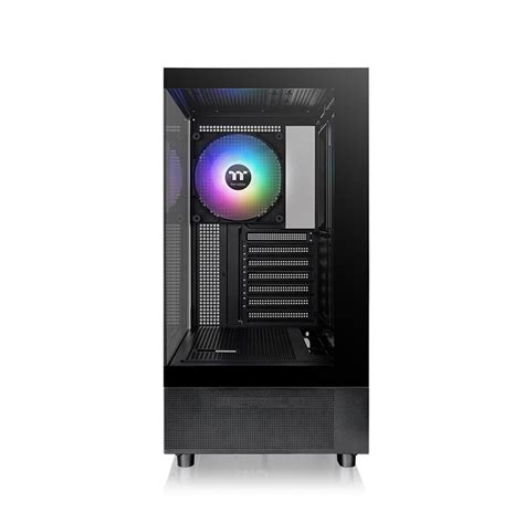 Case Thermaltake View Tg Argb Black Atx Mid Tower M U En Fan