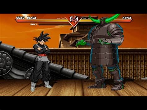 Goku Black Vs Abyss High Level Insane Fight Youtube