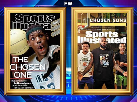 Lebron James Iconic Chosen One Cover Got A Tribute From Sports