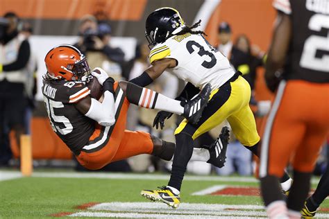 Photos Browns 29 17 Win Vs Pittsburgh Steelers