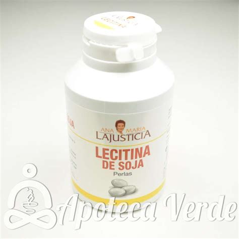 Comprar Lecitina De Soja De Ana Maria Lajusticia Perlas Medicina