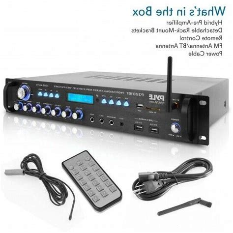 Pyle P3201BT Multi Channel Bluetooth Preamplifier Receiver Pro