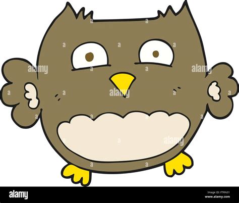 Freehand Drawn Cartoon Owl Stock Vector Image And Art Alamy