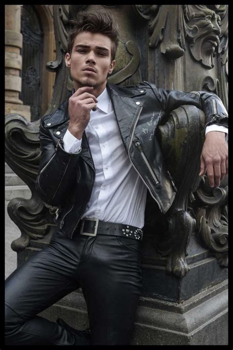 Tumblr In 2024 Leather Jeans Men Leather Jacket Men Mens Leather