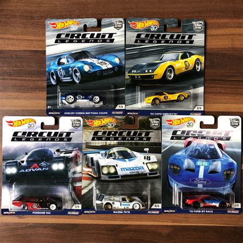 Hot Wheels Circuit Legends Car Culture Set 2018 5pcs Shopee Malaysia