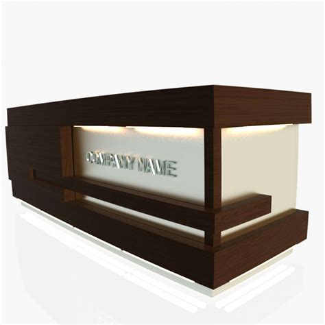 Free 3d Model Reception Desk