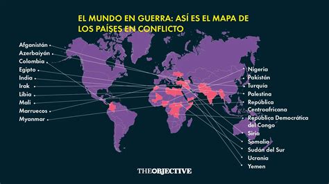 El Mundo En Guerra As Es El Mapa De Los Pa Ses En Conflicto