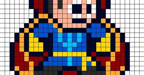 Dr Strange Perler Bead Pattern Marvel 8 Bit Perler Bead Patterns