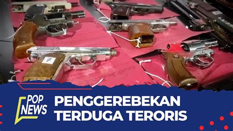 Penggerebekan Terduga Teroris Karyawan Pt Kai Ditemukan 16 Senjata Api