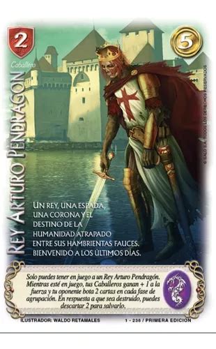 Carta Mitos Y Leyendas Promo Rey Arturo Pendragon Zombie Myl Cuotas