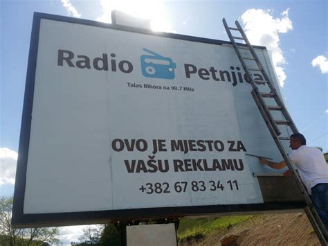 PRVI REKLAMNI BILBORD U PETNJICI OKUPIMO SE SVI NA JEDNOM MJESTU